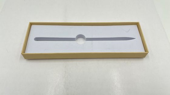 Paper Pen Gift Box Custom Logo Long Narrow Kraft Paperboard With White EVA Insert