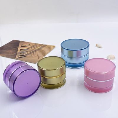 Eco Friendly Portable Containers 5ml 10g 20g Face Cream Jar Traveling Plastic Pot Jars for UV Nail Gel Cosmetic Packaging
